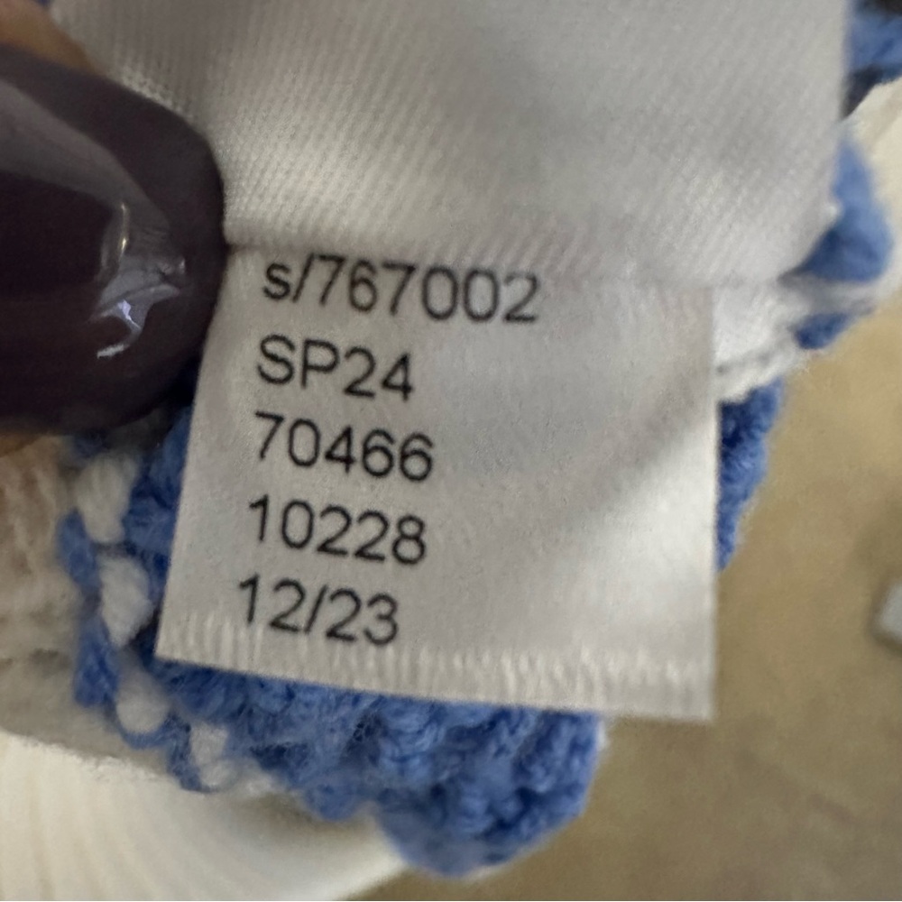Ann Taylor LOFT Mixed Pointelle Sweater in Rainwashed Blue Size XL NWT - Picture 5 of 8